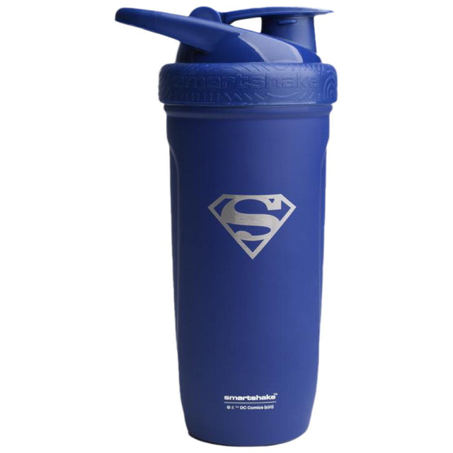 Smart Reforce Stainless Steel Shaker | Superman - 900 мл  SmartShake - Nutra Best Bulgaria
