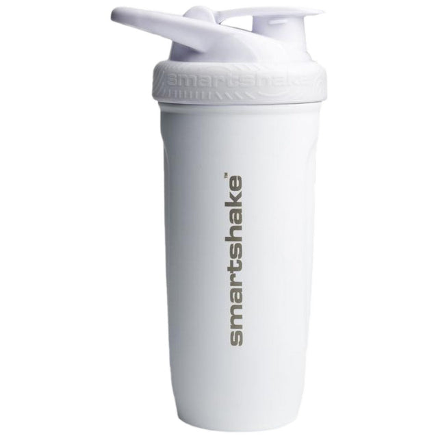 Smart Reforce Stainless Steel Shaker | White - 900 мл  SmartShake - Nutra Best Bulgaria