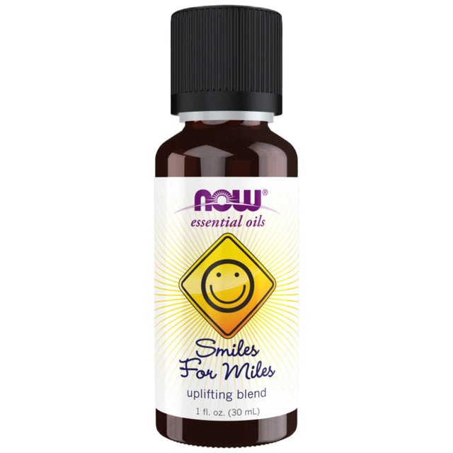 Smiles for Miles | Uplifting Oil Blend [30 мл]  NOW Foods - Nutra Best Bulgaria