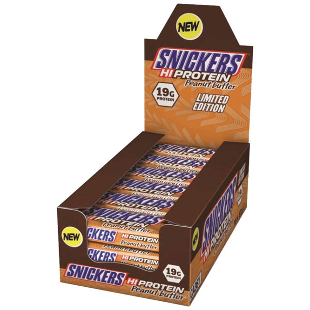 Snickers Protein Bar / Peanut Butter Limited - 12 x 57 грама  Snickers and Mars - Nutra Best Bulgaria