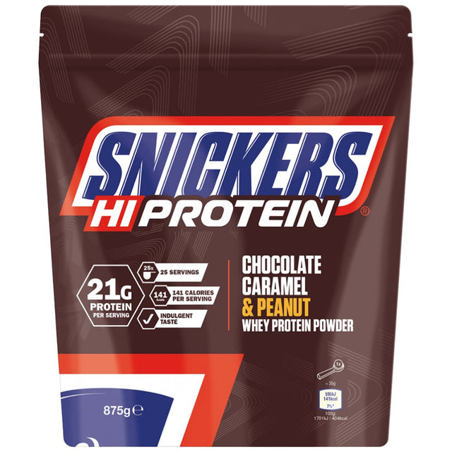 Snickers HiProtein Whey - 875 грама - Nutra Best Bulgaria