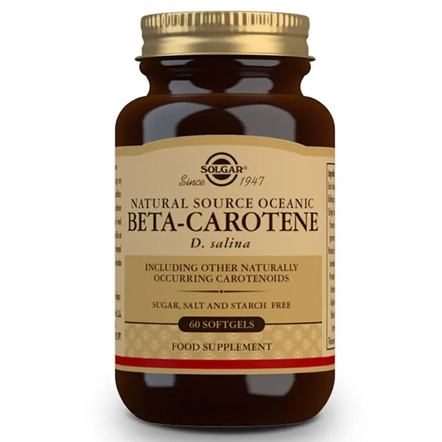 Solgar Beta-carotene 100% 7mg 60 Capsules  Solgar - Nutra Best Bulgaria