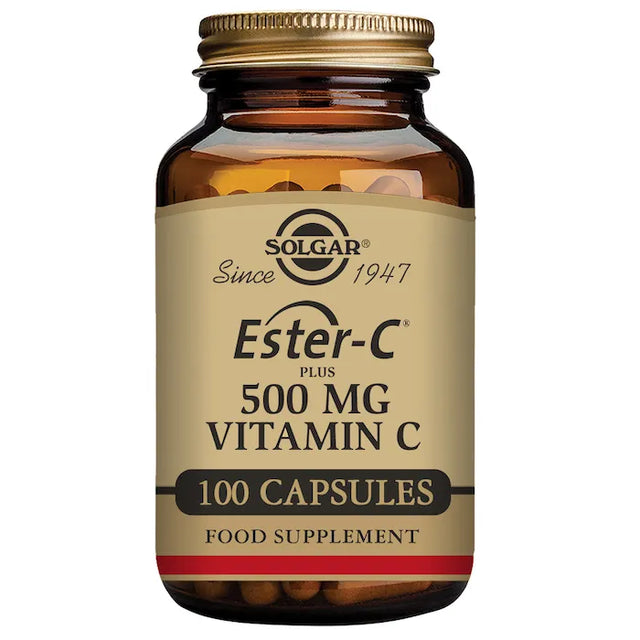 Solgar Ester-C Plus 500mg 100 Capsules  Solgar - Nutra Best Bulgaria