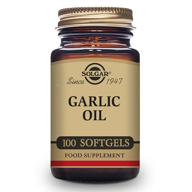 Solgar Garlic Oil 100 Softgels  Solgar - Nutra Best Bulgaria