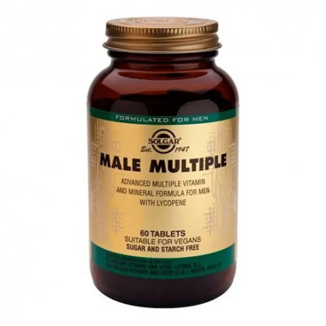 Solgar Male Multiple 60 Tablets  Solgar - Nutra Best Bulgaria