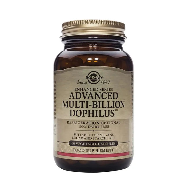 Solgar Multi Billion Dophilus Advanced 60 Veggie Capsules  Solgar - Nutra Best Bulgaria