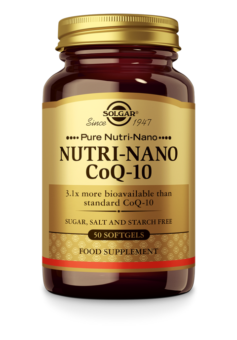 Solgar Nutri-Nano CO-Q10 - 50 Гел капсули  Solgar - Nutra Best Bulgaria
