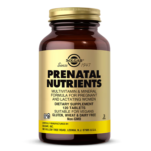 Solgar Prenatal Nutrients - 120 Таблетки  Solgar - Nutra Best Bulgaria