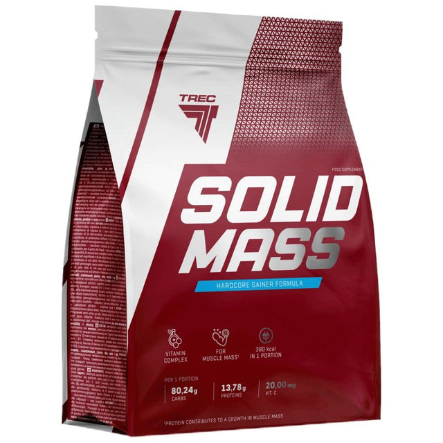Solid Mass | Hardcore Gainer Formula - 5800 грама  Trec Nutrition - Nutra Best Bulgaria