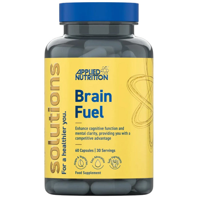 Solutions Brain Fuel | with Ashwagandha & ALCAR - 60 капсули  Applied Nutrition - Nutra Best Bulgaria