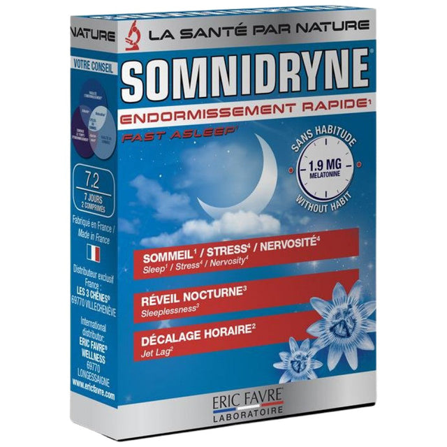 Somnidryne | Fast Asleep - 15 Таблетки  Eric Favre - Nutra Best Bulgaria