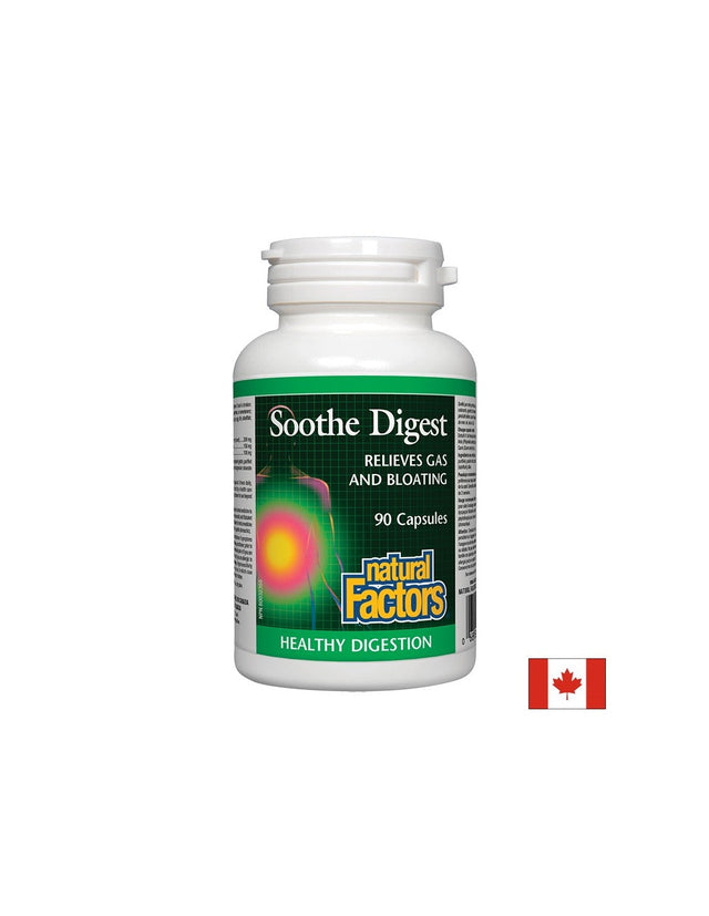 Soothe Digest 450 mg - 90 капсули  Natural Factors - Nutra Best Bulgaria