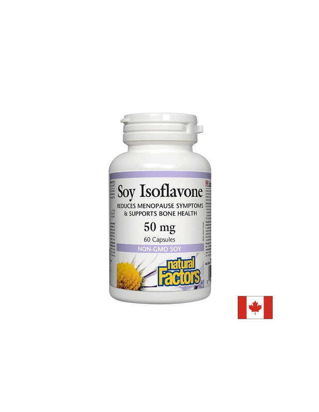 Soy Isoflavone/ Соя Изофлавони 50 mg х 60 капсули Natural Factors  Natural Factors - Nutra Best Bulgaria