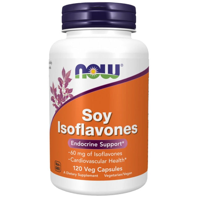 Soy Isoflavones 150 mg - 120 капсули  NOW Foods - Nutra Best Bulgaria