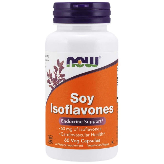 Soy Isoflavones 150 mg - 60 капсули  NOW Foods - Nutra Best Bulgaria