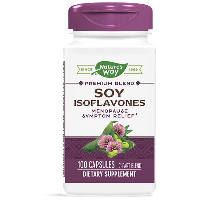 Soy Isoflavones 500 mg - 100 капсули  Nature’s Way - Nutra Best Bulgaria