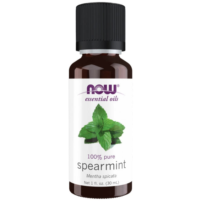 Spearmint Oil | 100% Pure Mentha Spicata - 30 мл  NOW Foods - Nutra Best Bulgaria