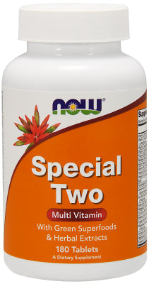 Special Two - 180 Таблетки  NOW Foods - Nutra Best Bulgaria