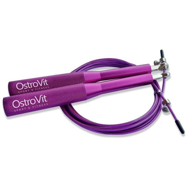 Въже за скачане с метални дръжки - Speed / Skipping Rope / Различни цветове  OstroVit - Nutra Best Bulgaria