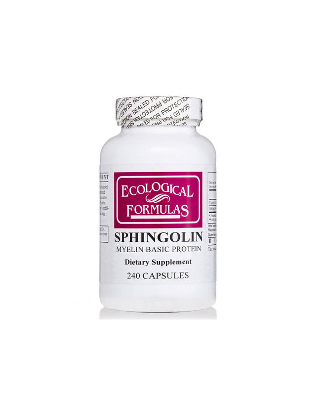 Защита на нервните клетки - Sphingolin - миелинов протеин - при демиелинизация, 240 капсули  Ecological Formulas - Nutra Best Bulgaria