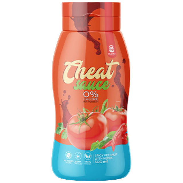 Spicy Ketchup / 0 Calorie Sauce - 500 мл  Cheat Meal - Nutra Best Bulgaria
