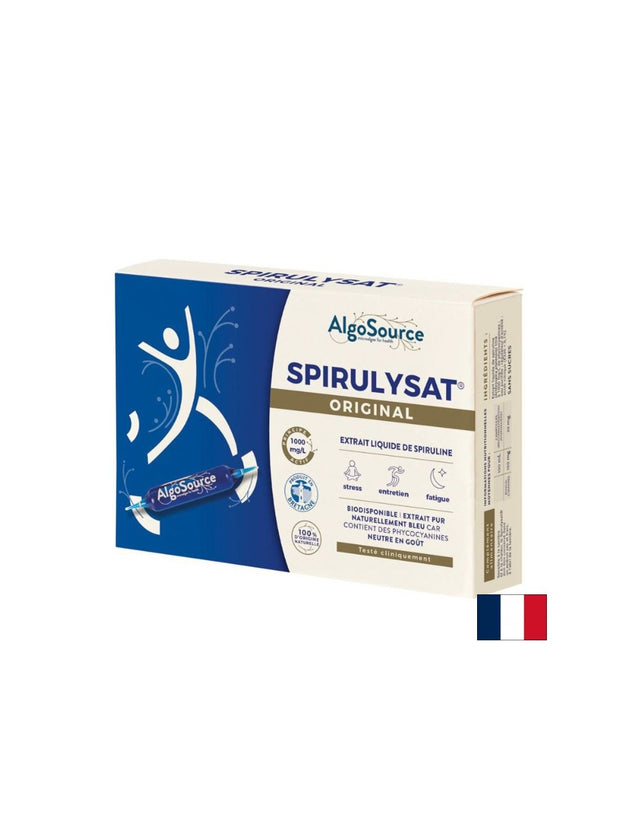Фикоцианин от спирулина – жизненост и сила - Spirulisat®, 20 ампули x 10 ml AlgoSource  AlgoSource - Nutra Best Bulgaria