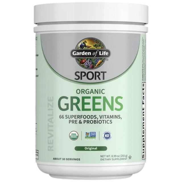 Sport Organic Greens - 270 грама  Garden Of Life - Nutra Best Bulgaria