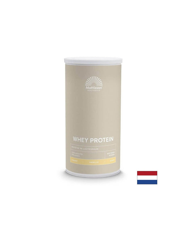 Суроватъчен протеин - Sport Whey Protein, 450 g прах с вкус на ванилия  Mattisson Healthstyle - Nutra Best Bulgaria