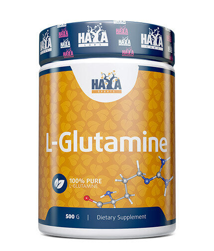 Sports 100% Pure L-Glutamine - 0.500 kg  Haya Labs - Nutra Best Bulgaria