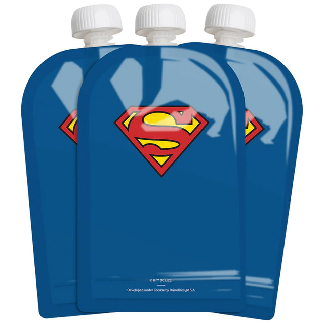 Squeeze Bag 180 ml / Superman - 3 бр.  Herobility - Nutra Best Bulgaria