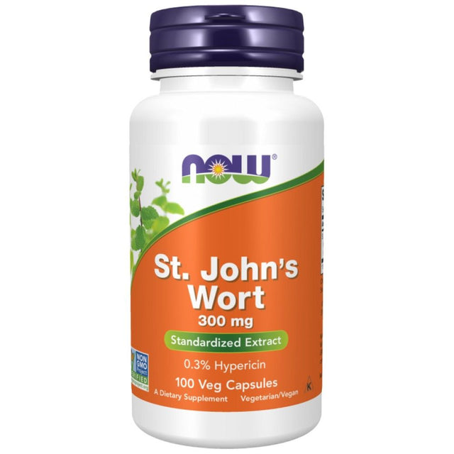 St. John's Wort 300 mg - 100 капсули  NOW Foods - Nutra Best Bulgaria