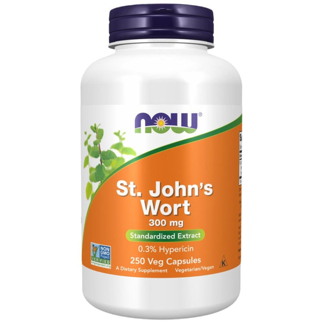 St. John's Wort 300 mg - 250 капсули  NOW Foods - Nutra Best Bulgaria