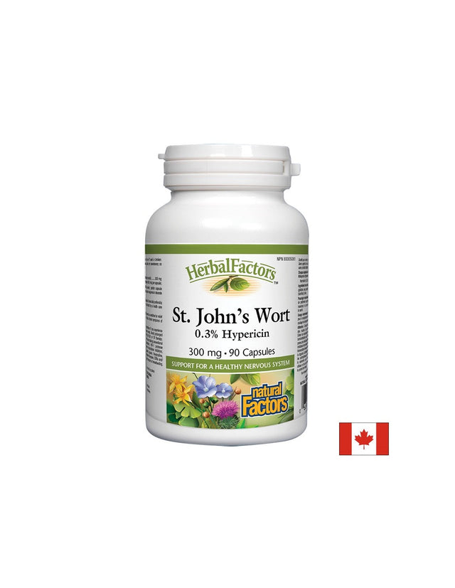 St. Johns Wort 300 mg - 90 капсули  Natural Factors - Nutra Best Bulgaria