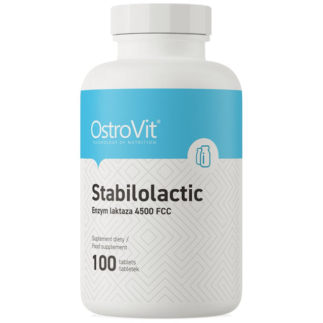 Stabilolactic | Lactase enzyme 4500 FCC 100 Таблетки  OstroVit - Nutra Best Bulgaria