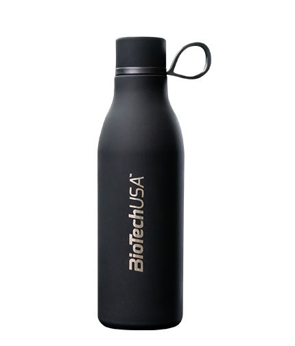 Stainless Steel Bottle / 500 ml / Black  BIOTECH USA - Nutra Best Bulgaria