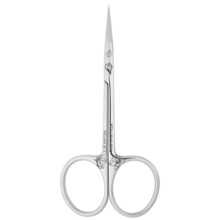 Staleks - Exclusive 21 Type 1 Magnolia Professional Cuticle Scissors with Hook - Nůžky na nehtovou kůžičku se zahnutou špičkou  Staleks - Nutra Best Bulgaria