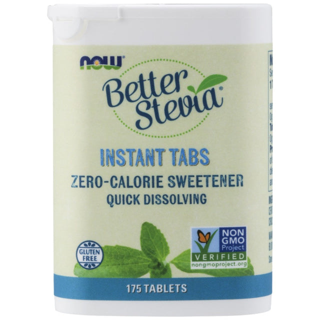 Stevia Instant Tabs - 175 Таблетки  NOW Foods - Nutra Best Bulgaria