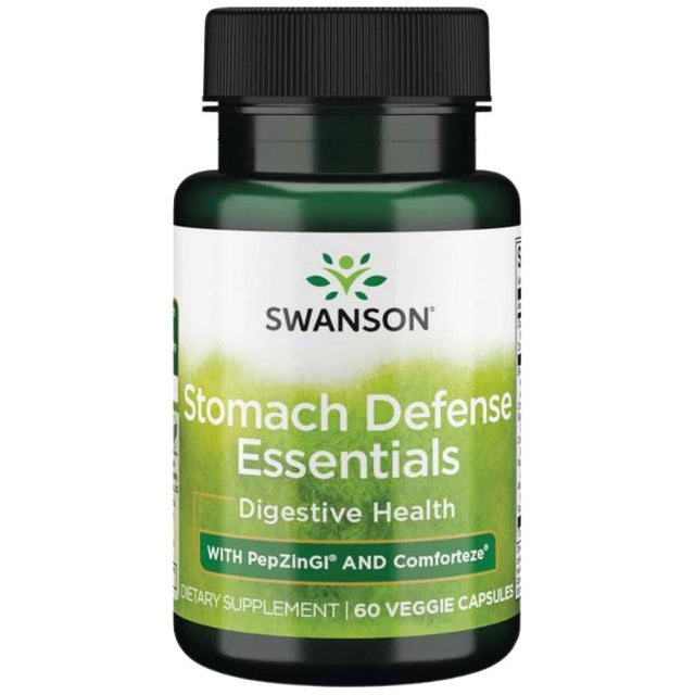 Stomach Defense Essentials | With PepZinGI and Comforteze 60 капсули  Swanson - Nutra Best Bulgaria