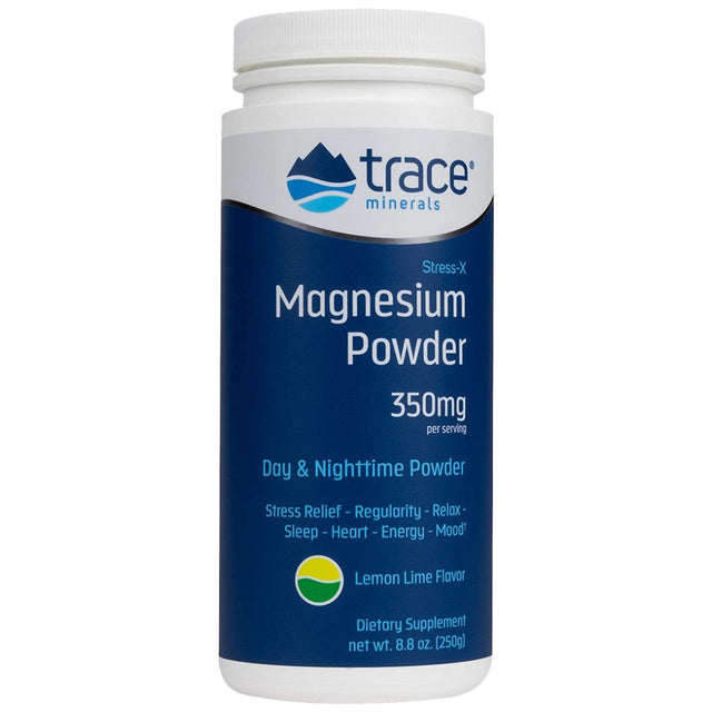 Stress-X Magnesium Powder - 240 грама  Trace Minerals - Nutra Best Bulgaria