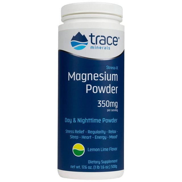 Stress-X Magnesium Powder - 500 грама  Trace Minerals - Nutra Best Bulgaria