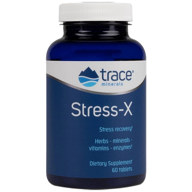 Stress-X Tablets - 60 Таблетки  Trace Minerals - Nutra Best Bulgaria