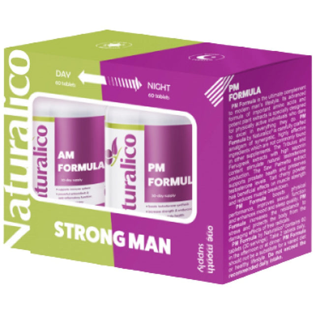 Strong Man AM/PM Formula 2х60 Таблетки  Naturalico - Nutra Best Bulgaria