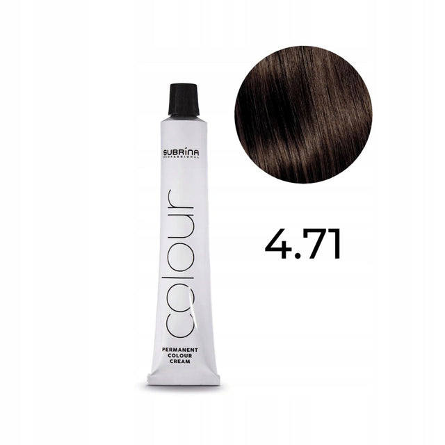 Subrina Professional, Essential Colour, Permanent Hair Dye, 4.71 Medium Brown, 100 ml  Subrina Professional - Nutra Best Bulgaria