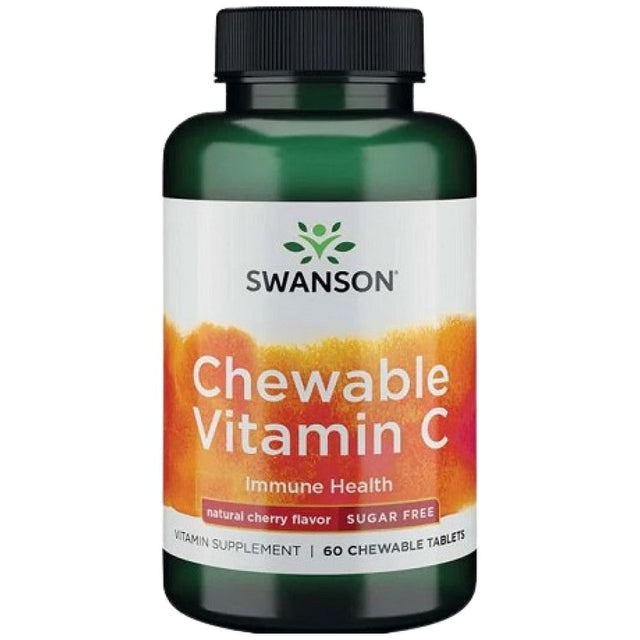 Sugar-Free Chewable Vitamin C 500 mg 60 Таблетки  Swanson - Nutra Best Bulgaria
