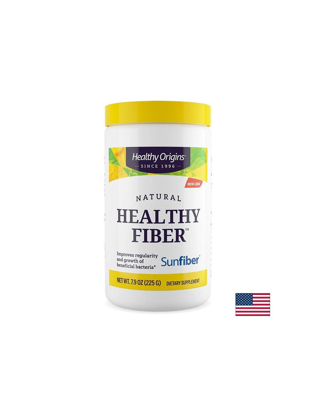 Гуарови фибри Sunfiber® – Храносмилане и чревен комфорт, 225 g прах  Healthy Origins - Nutra Best Bulgaria