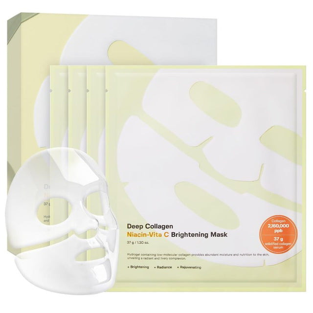 Sungboon Editor - Deep Collagen Niacin-Vita C Brightening Mask - 37g x 4pcs - Nutra Best