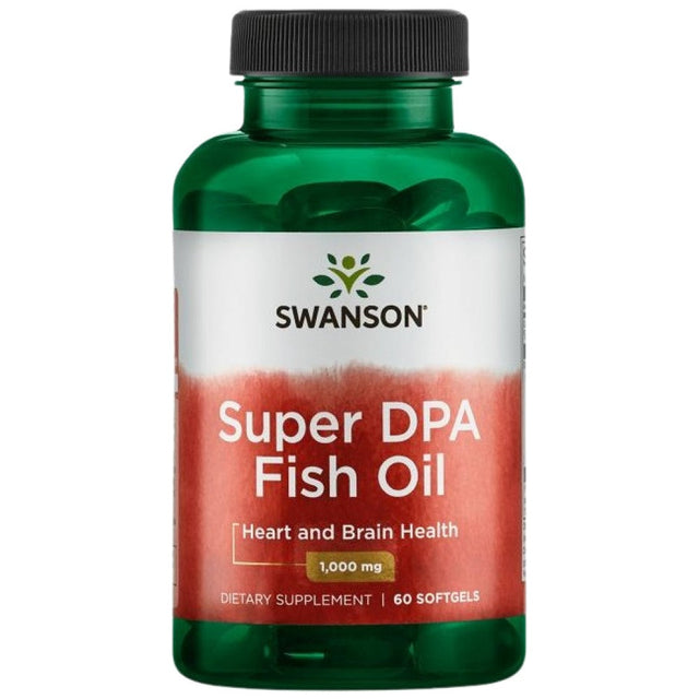 Super DPA Fish Oil 60 Гел капсули  Swanson - Nutra Best Bulgaria