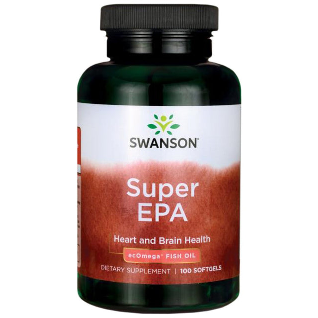 Super EPA ecOmega Fish Oil 100 Гел капсули  Swanson - Nutra Best Bulgaria