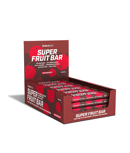 Super Fruit Bar / 24 x 30 g  BioTech USA - Nutra Best Bulgaria