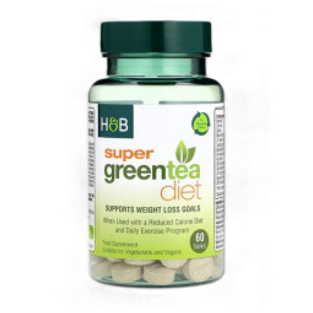 Super Green Tea Diet / Thermogenic Burner - 60 каплети  Holland And Barrett - Nutra Best Bulgaria